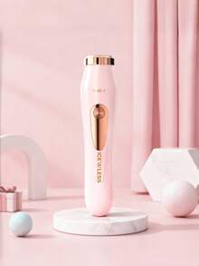 GENAI 三合一女士电动剃须刀，配有面部、身体和鼻部修剪刀头，无痛脱毛，Type-C充电式剃须刀 - 彩色 - 查看 14