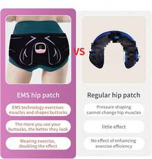 Entrenador de Cadera EMS para Mujeres - 10 Modos, 30 Niveles de Fuerza, Pantalla LED y Control Remoto, Cinturón Ajustable Inalámbrico para Levantar, Moldear y Contornear Glúteos (110 cm, Carga USB) - 1 - Ver 3