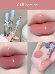 持久亮泽唇彩，高显色度，保湿丰盈，闪亮唇油 - 無味 - 查看 13