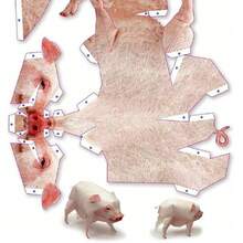 2026 New 20 Animal 3D Origami Model Kit - Student Creative Printable Handmade Paper Art (Cat/Dog/Pig Etc.), Desktop Pet Modeling Set, Cute Handmade Gift - Holiday Gift, Creative Surprise, Perfect Gift - Multicolor - View 5