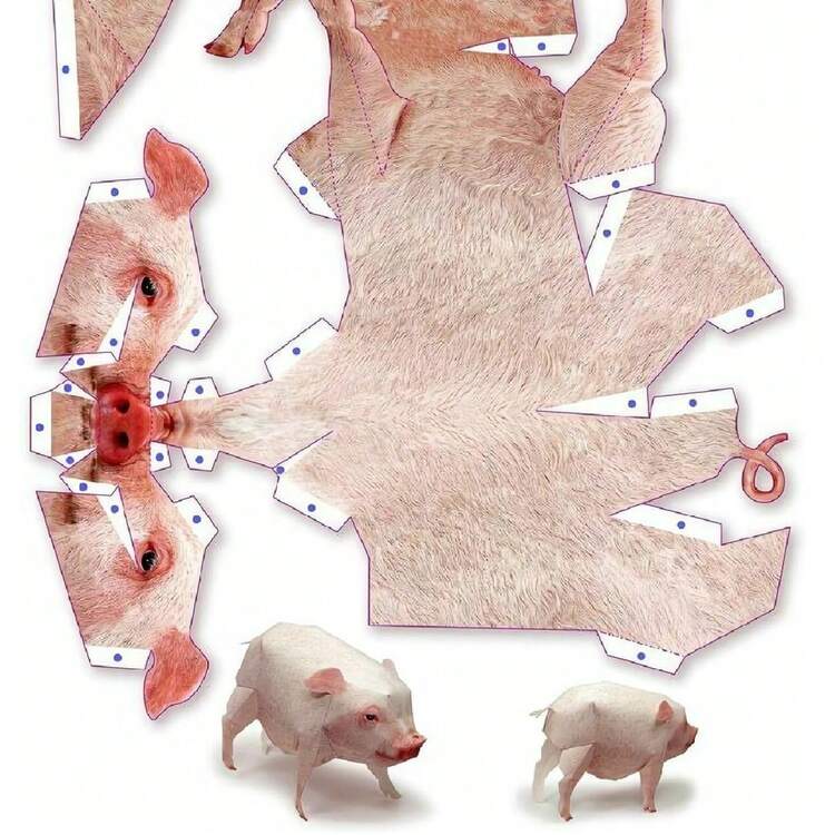 2026 New 20 Animal 3D Origami Model Kit - Student Creative Printable Handmade Paper Art (Cat/Dog/Pig Etc.), Desktop Pet Modeling Set, Cute Handmade Gift - Holiday Gift, Creative Surprise, Perfect Gift - Multicolor - View 5