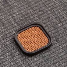 4pcs/Set Chinese Style Round Bamboo Woven Cup Coasters, Handmade Mats, Tea Cup Pads, Premium Tea Ceremony Cup Accessories - Multicolor - View 8