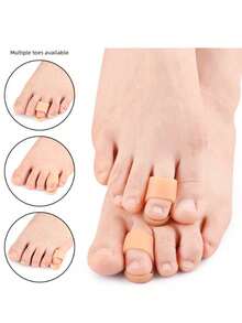 1PC Toe Separators For Women And Men, Yoga Toes, Silicone Toe Spacers, Toes Spreaders For Feet, Toe Separators For Overlapping Toes, Foot Care Tools, Easy To Use Toe Separators, Washable, Gifts For Parents - Multicolor - View 3