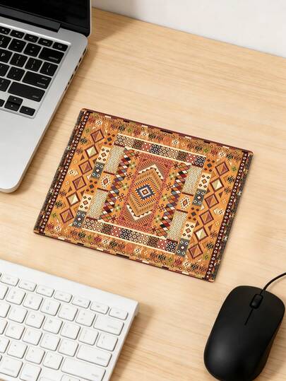 一款小巧的鼠标垫，橡胶防滑底座，适用于办公、游戏、返校学习、咖啡桌装饰。