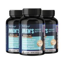 Quit mood Men's Energy Supplement 29020MG Extra Strength 20-In-1 With Goat , Maca, Oyster Extract & Ashwagandha - 60 Capsules - 180 Capsules/Bottle - View 10