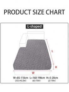 1pc Modern Minimalist Plush Sofa Cushion Cover, Non-Slip Durable Dust-Proof, Machine Washable For Living Room & Bedroom, All Season - Yun Xiang - Dark Grey - View 11