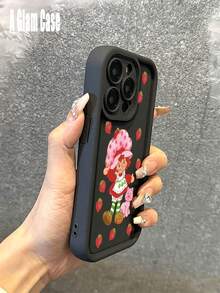 A The Pink Phone Case Features A Cross Pattern. It Is Compatible With Galaxy Models Including Compatible For Galaxy S25, S24, S23, S22, S21 PLUS, FE And Ultra,Galaxy A33 Compatible With For Iphone17 Pro Max, 16, 15, 14 And 13. It Makes A Perfect Gift For Birthdays, Holidays, New Year And Valentine's Day. - 黑色 - 查看 2