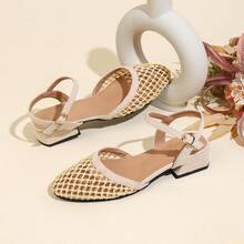 Malaysia Trending One-Buckle Sandals, Versatile For Commute And Vacation - Apricot - View 2