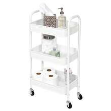 carrito organizadorEast Bank Designs Carrito de 3 Niveles Blanco 1 - Blanco - Ver 2