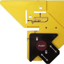 1pc Woodworking Trimming Auxiliary Tool, Decorative Ruler, Miter Cutting Assist, Portable Woodworking Tool, Suitable For Home And Travel - Multicolor - View 6