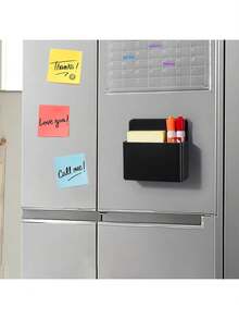 Magnetic Hanging/Adhesive Pen Holder Storage Box Blackboard Wall Mount, Easy Wipe Small EVA Felt Mini Whiteboard Eraser Drawing Board - One Size - View 2