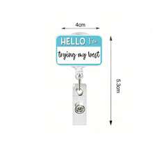 别致的亚克力徽章夹 - 耐用的亚克力夹，适用于护士、医生和医学生 - 有趣的办公用品 - 無色 - 查看 18