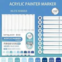 Languo Direct Tip Acrylic Marker Pens, High Capacity For Layering Colors, Waterproof Marker Pens With High Coverage, Suitable For Coloring, Graffiti And DIY Art Creation On Paper, Wood, Fabric, Ceramic, Metal And Stone - Sets - View 35