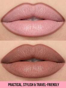 MISSLYN-Whisper Secret 二合一唇线笔/唇膏，哑光双头唇线笔，柔滑哑光唇膏，哑光唇妆套装（含唇线笔），持久防水24小时持妆，唇线笔/唇膏组合 - #06 - 查看 5