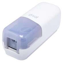 OVAL - Nuevo Dispensador de Jabón Líquido Automático Jabonera Automática Rellenable Capacidad 1 Lt Plástico ABS Uso Rudo Jabonera de Sensor Inteligente Color Blanco Montaje en Pared - blanco - Ver 3