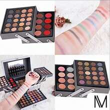 Makeup Kit Eyeshadow Palette Professional High Quality - Black - View 2