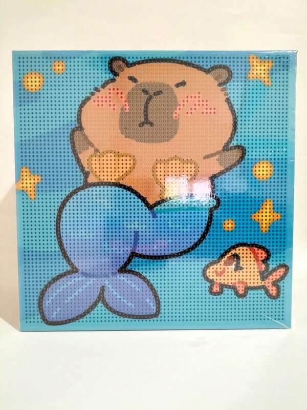 Kits De Pintura Diamantes De Capibara Diy 30x30+20x20
