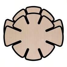 Petal-Shaped Silicone Baking Mat, Reusable Non-Stick Baking Tray, Heat-Resistant, Suitable For Cookies, Cakes, Macarons. Bottom Grid Design For Easy Cleaning, Even Heat Conduction, Cake Decorating, Cookie Making, Non-Stick Surface, Silicone, Heat-Resistant Pad, Baking Paper Liner, Choice For Home Bakers And Cooking Enthusiasts - Multicolor - View 12