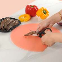 TPU Anti-Mold Cutting Board, Semicircular Dual-Sided Kitchen Antibacterial Fruit & Vegetable Chopping Board, Anti-Mold, Antibacterial - Multicolor - View 15