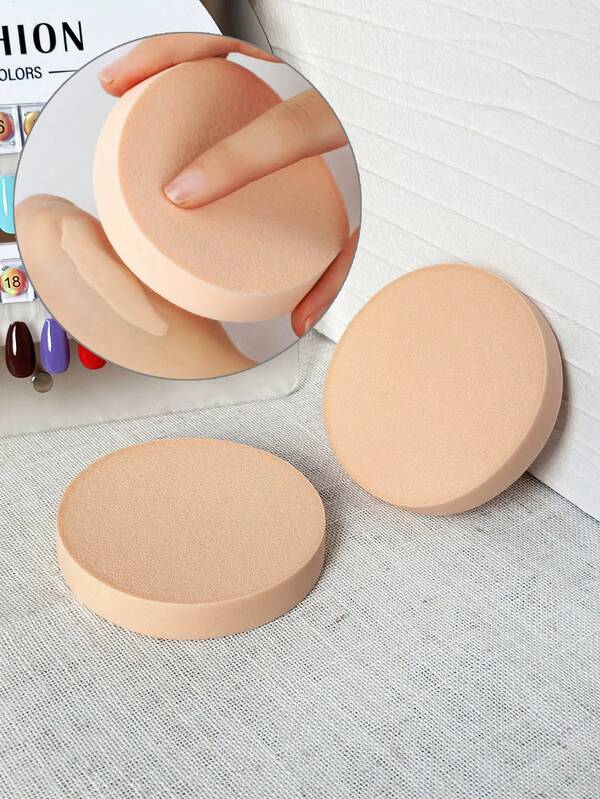 Dual-Use Cleaning Sponge, Manicure & Pedicure Care Cleaning Pad, Makeup Sponge Applicator, Powder Puff, Large Body Puff