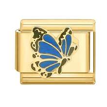 1件套模块化串珠手链，配有花朵、爱心、樱桃、足球吊坠，DIY油滴设计，不锈钢材质，适合作为派对/节日礼物送给朋友/情侣，吊坠造型时尚 - M287229 - 查看 12