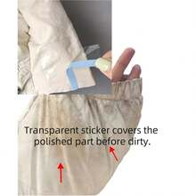 1 Roll Transparent PU Material Down Jacket Repair Tape, Easy To Cut And Stick, Suitable For Protecting Jacket, Collar And Cuffs From Pollution - Thin style - View 1