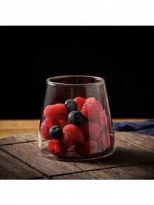 1个极简主义拿铁咖啡玻璃杯，牛奶杯，家用饮水杯，夏季冷饮杯 - 無色 - 查看 7