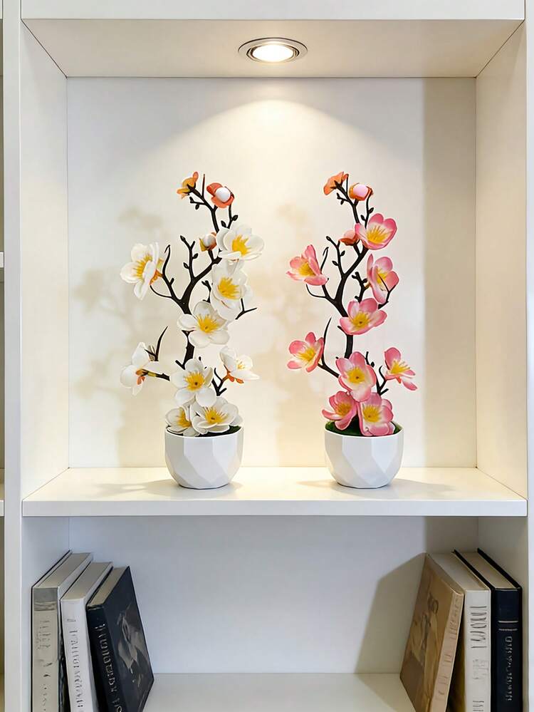 Planta de orquídea Phalaenopsis artificial, similar a la vegetación natural, sin maceta incluida, adecuada para colocación en interiores/exteriores como alféizar de ventana, balcón, entrada o sala de té, boda, decoración del hogar, decoración de la habitación, Pascua, dormitorio, sala de estar, floral, decoración de boda, planta falsa, flor artificial - Multicolor - Añade 9