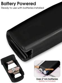 1pc 2-SpeedAA Battery Powered Electric Milk Frother, Mini Electric Milk Foamer For Coffee & Beverages, Electric Whisk, Kitchen Tool (Batteries Not Included) - New - Black - View 4