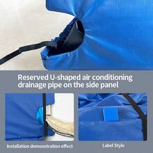 Thickened Air Conditioner Water Drain Cover, Household Wall-Mounted 1.5HP Cloth Pipe Water Bag, Air Conditioner Cleaning Tool - Air Conditioner Cleaning Cover - View 5