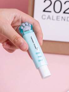 猫爪便签本，可爱便利贴，高品质可重复使用便签本，卡通动物橡皮擦，创意迷你橡皮擦，学习文具礼品，可伸缩橡皮擦，不易碎的滑动橡皮擦 - 均碼 - 查看 3