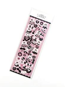 1PC Ins Style Popular Laser Cute Cartoon Animal Stickers DIY Cute Bunny Journal Decoration Stickers CCD Phone Case Tablet Water Cup Decoration Stickers Multiple Styles To Choose From - Multicolor - View 20