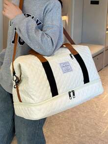 1 chiếc balo thời trang nam phối màu đen xám, chất lượng cao, thích hợp cho công sở và đi làm, đựng laptop dung tích lớn và chống thấm nước, quà tặng Valentine, túi du lịch. - Nhiều màu - Xem 5