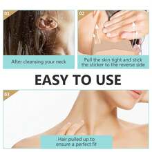 1/3/5/8/10/20PCS Neck Tape Lifting Invisible, Reusable & High Elastic Breathable Neck Lift Tape, Improve Ne-Ck Lines And Wrinkles, Waterproof - Brown - View 6