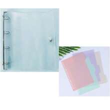 PVC Loose Leaf Binder A5/A6/A4 Transparent Notebook Cover - Clear - View 26