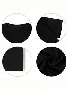 Cotton Man's Anita Baker T-Shirt - Comfortable Fit, Perfect For All Seasons, Machine Washable - Black With Vintage Musician Pattern, Short-Sleeved T-Shirt With Crew Collar, Perfect For Summer, Music Fan Clothing Vintage Graphic T-Shirt - 黑色 - 查看 4