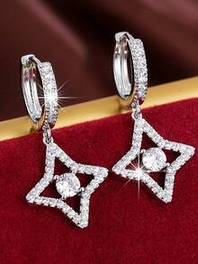 Luxury Zirconia Stud Earrings, Elegant High-End Earrings, Refined And Fashionable Earrings For Women - Multicolor - View 8