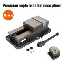 6 Inch Accurate Lock Precision Vise Lock Vice Milling Drilling Machine Clamp - Flat Mouth - View 4