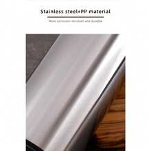 Household Knife Holder Plastic Storage Rack Kitchen Knife Stand - Silver - View 7