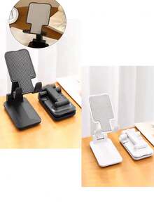 Este suporte de mesa dobrável para celular é perfeito para assistir TV, estudar e trabalhar. É portátil, está disponível em quatro cores e é uma ótima opção de presente de aniversário. - Multicolorido - Ver 18