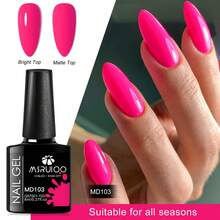 Bộ 7 lọ sơn gel móng tay 8ml, bền lâu, không chì, không HEMA & TPO, màu neon huỳnh quang, sơn gel UV dễ tẩy, tự thiết kế nghệ thuật móng tay, bộ sơn gel vẽ móng, thích hợp cho tiệm nail và sử dụng tại nhà. - Nhiều màu - Xem 7