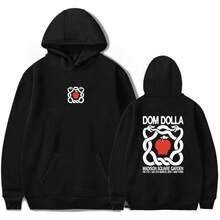 Dom Dolla MSG Snake Merch Hoodie Women Men Long Sleeve Sweatshirt Fashion Pullover Clothes - 黑色 - 查看 7