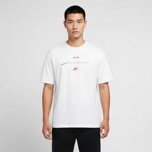 Jordan 男士 AS M J FLT SCRIPT BOXY SS CREW 短袖T恤，针织圆领T恤 TIF3015-100 - 白色 - 查看 1