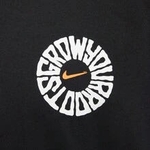 Nike Men's AS M NK TEE LSE LS OC F1 Long Sleeve T-Shirt, Knitted Collarless Long TIH4134-010 - Black - View 3