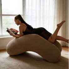 Sofá inflable multifuncional de PVC con acabado aterciopelado, silla reclinable portátil, sofá cama inflable para siesta, sofá inflable - Multicolor - Ver 11