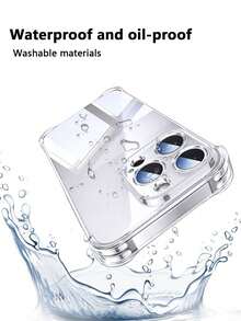 奢华透明防震软壳 – 一款柔软的 TPU 缓冲保护壳，兼容苹果设备，采用极简设计和高透明度，是保护手机的完美礼物。 - 無色 - 查看 7