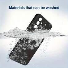 黑色保护壳，适用于 Realme 系列，防汗防指纹，触感柔软舒适，防滑防汗，耐磨防刮，防震保护。 - 黑色 - 查看 5