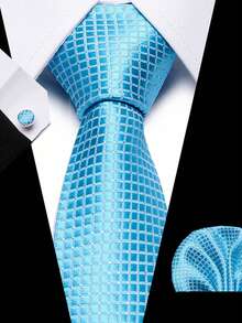 3pcs/Set Men's Tie Set, Multi-Pattern Design, Fashionable And Elegant, Suitable For Dances, Dates, Business Meetings, Weddings, Holidays And Other Occasions - Color Mixing - View 14