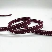 5yards 10mm Bows & Ribbons Printing Dots Grosgrain Ribbon For Hair Bow Party Valentine's Day Christmas Wedding Decoration DIY Gift Packing - Pick Colors - View 10