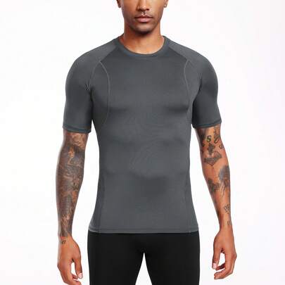 Men's Sports Compression Clothing, Comfortable And Breathable, Suitable For Fitness, Sports And Daily Wear
